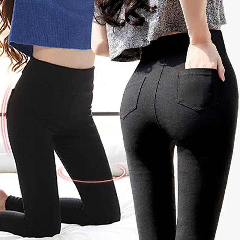 2020 Korean Style Slim Fit Black Leggings Women — feature 17