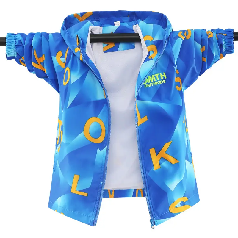 2025 Kids Hooded Jacket White Long Sleeve Autumn Wear - Image 5
