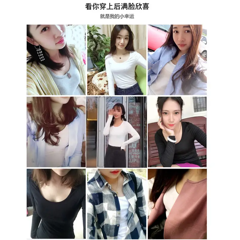 Women's White Long Sleeve T-Shirt Large - Image 9