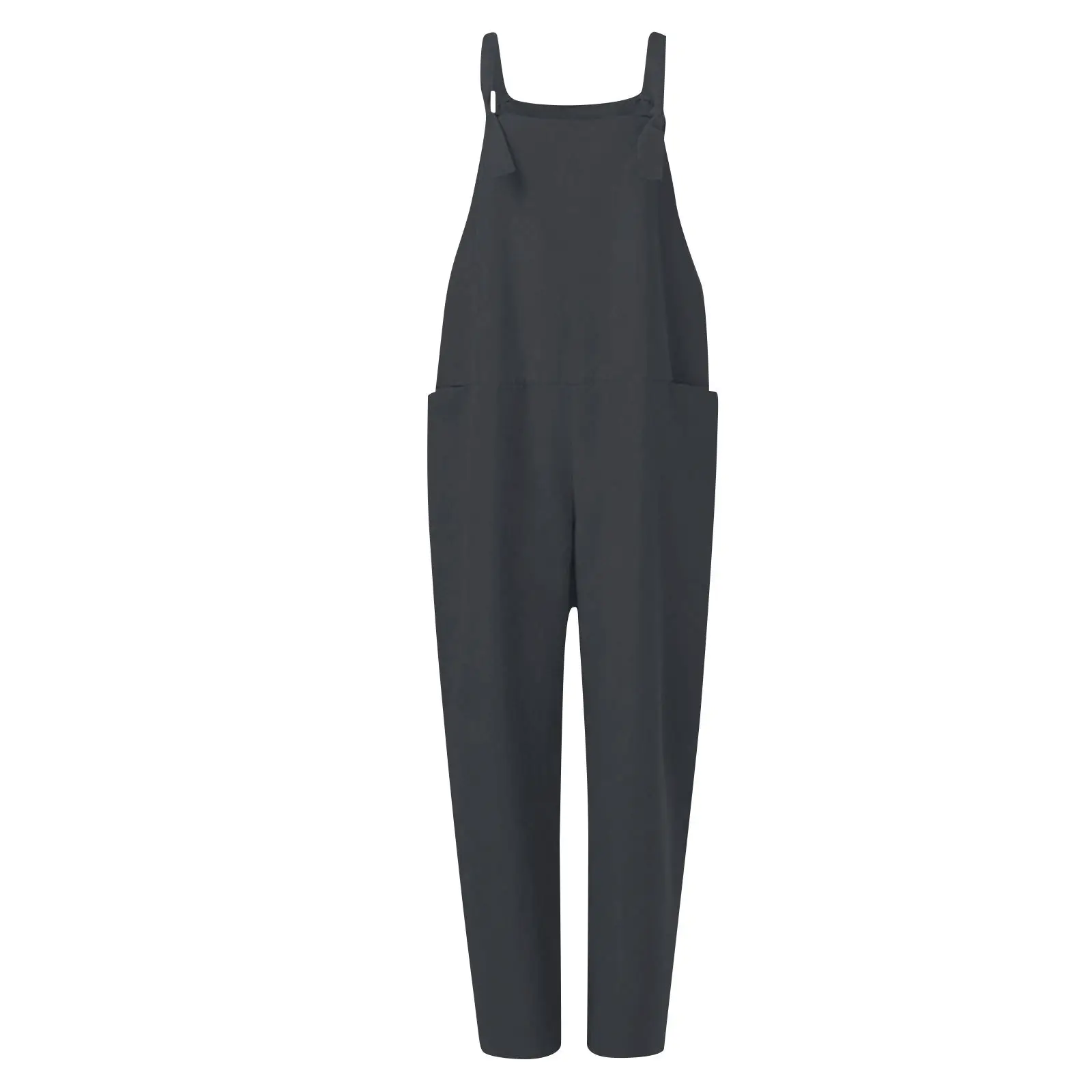 Women's Brown Strap Casual Pants 2020 - Image 4
