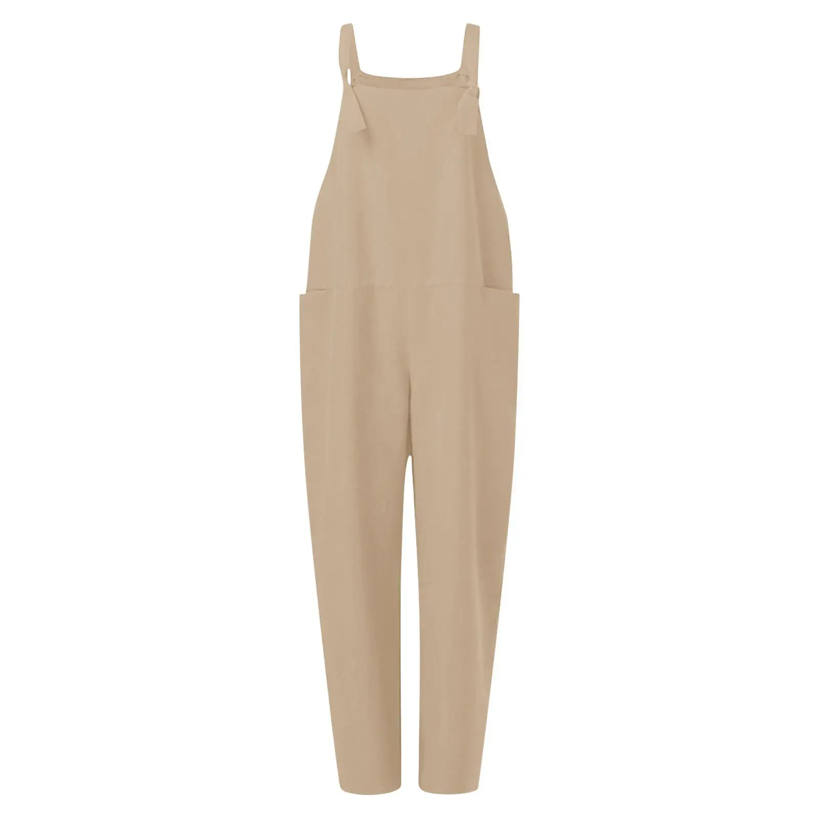 Women's Brown Strap Casual Pants 2020 - Image 7