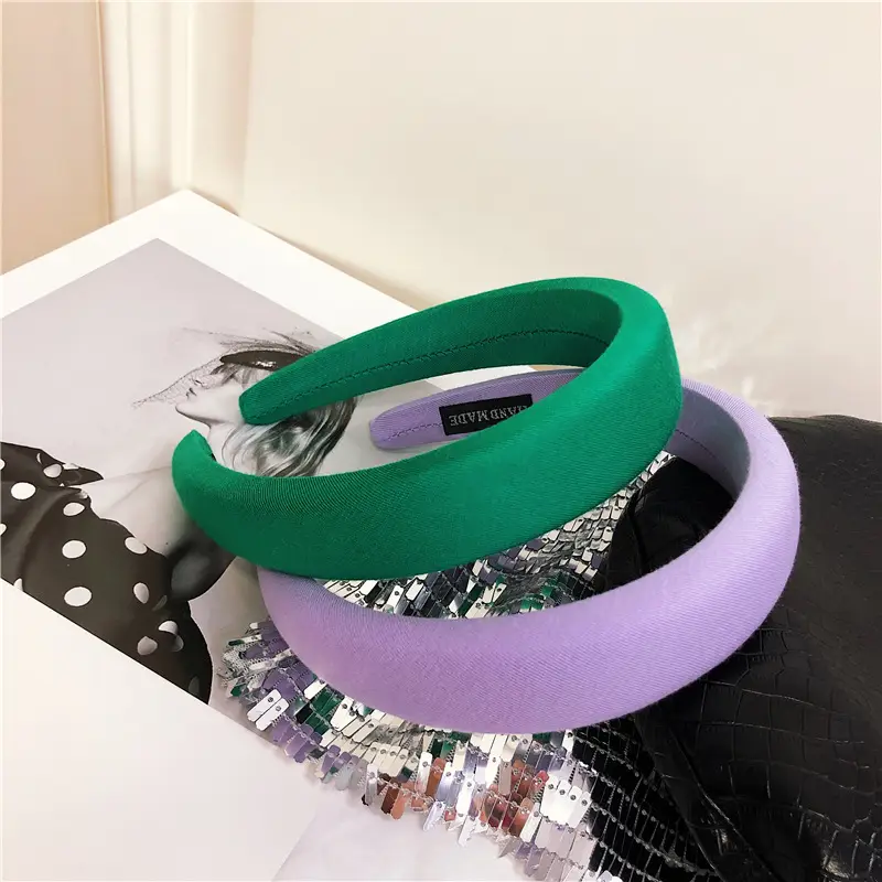 Purple Flannel Hairband for Women's Face Wash & Pressure - Image 27