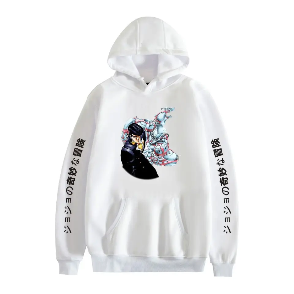 Men's Pink JOJO Hoodie with Anime Design - Image 13