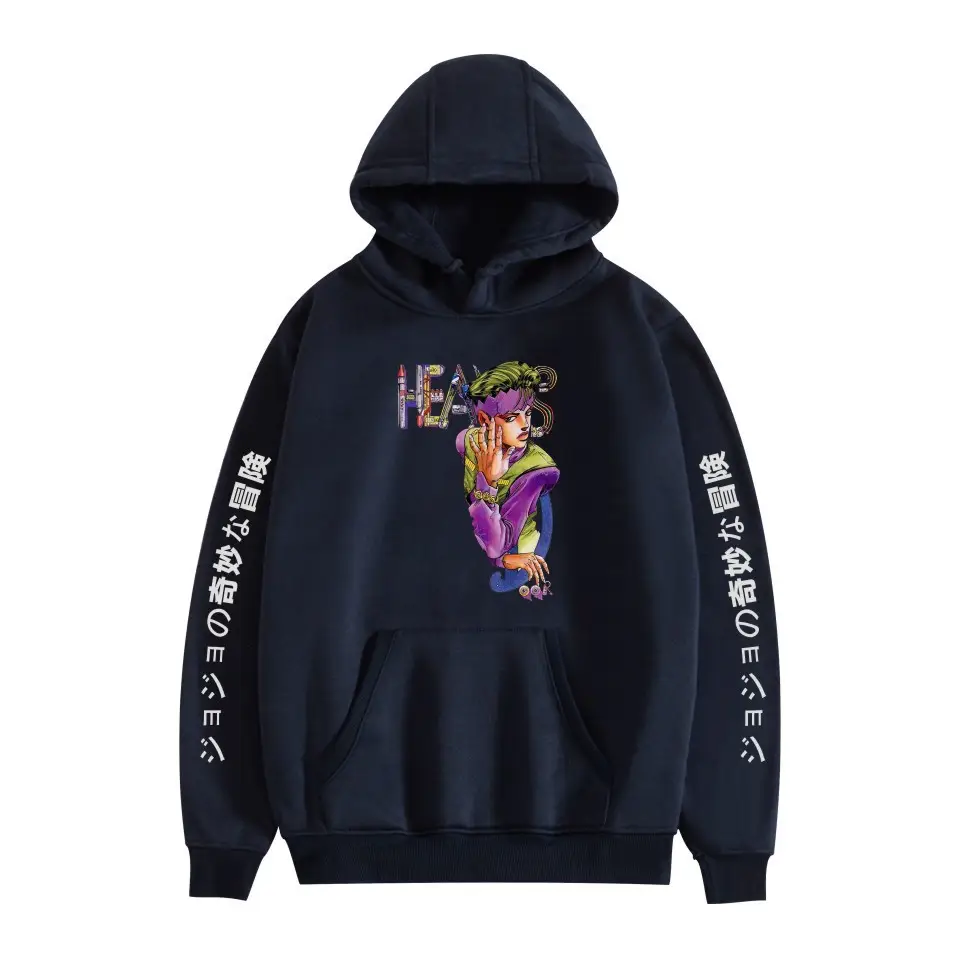 Men's Pink JOJO Hoodie with Anime Design - Image 21