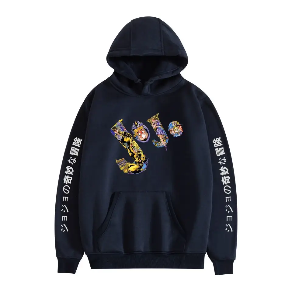 Men's Pink JOJO Hoodie with Anime Design - Image 9