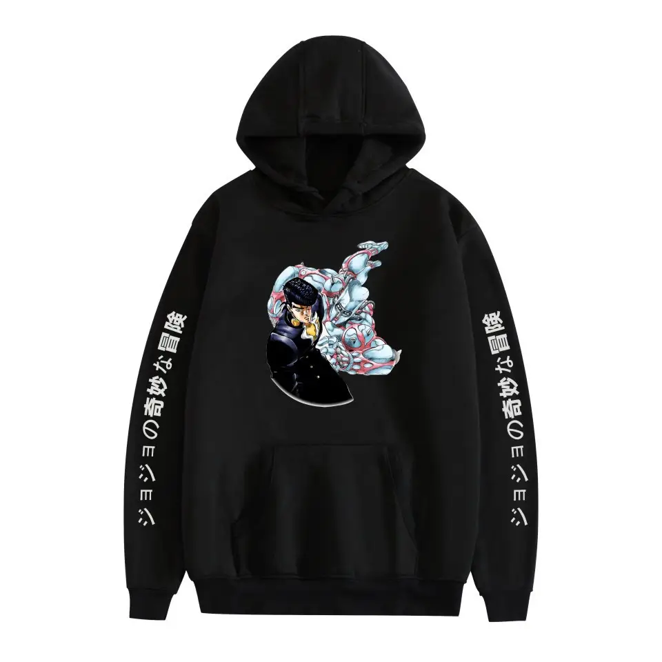 Men's Pink JOJO Hoodie with Anime Design - Image 12