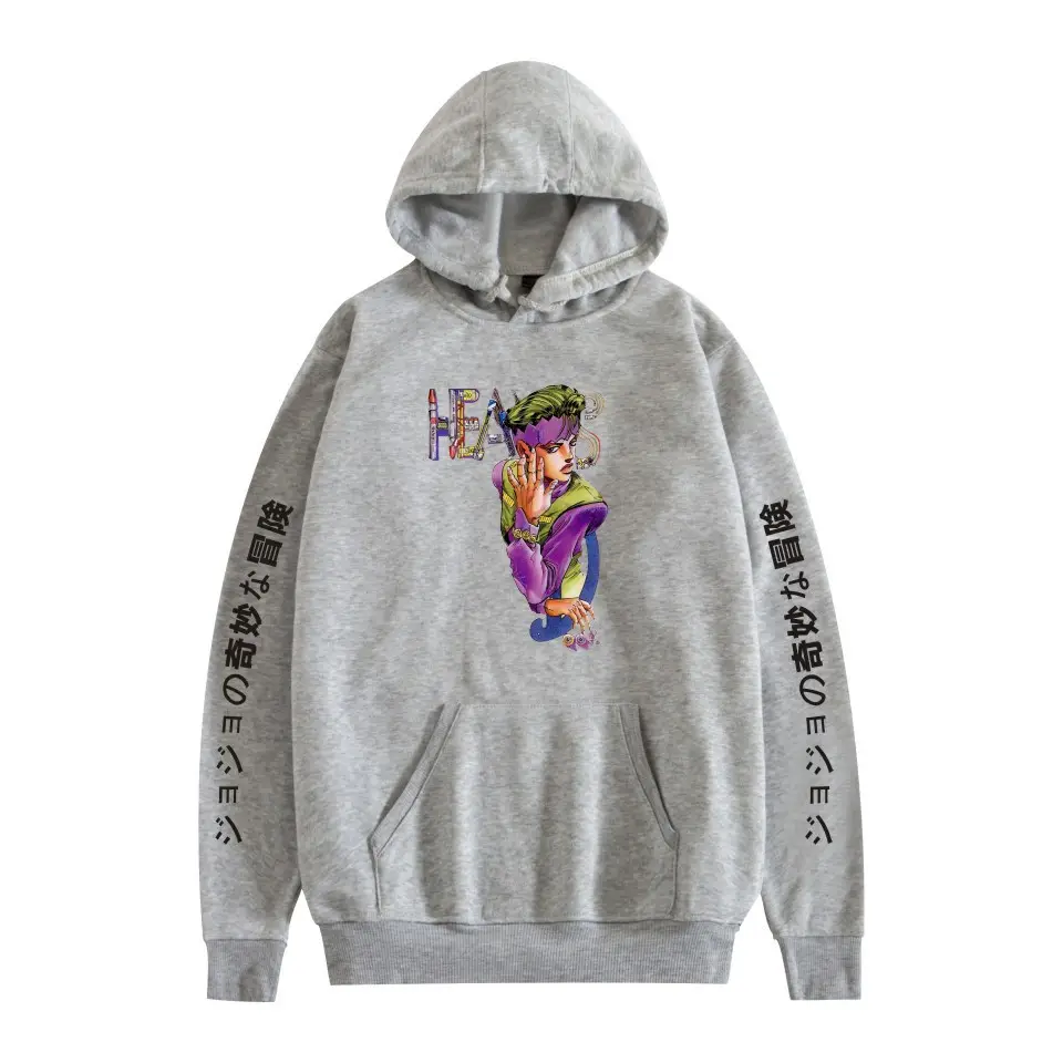 Men's Pink JOJO Hoodie with Anime Design - Image 20