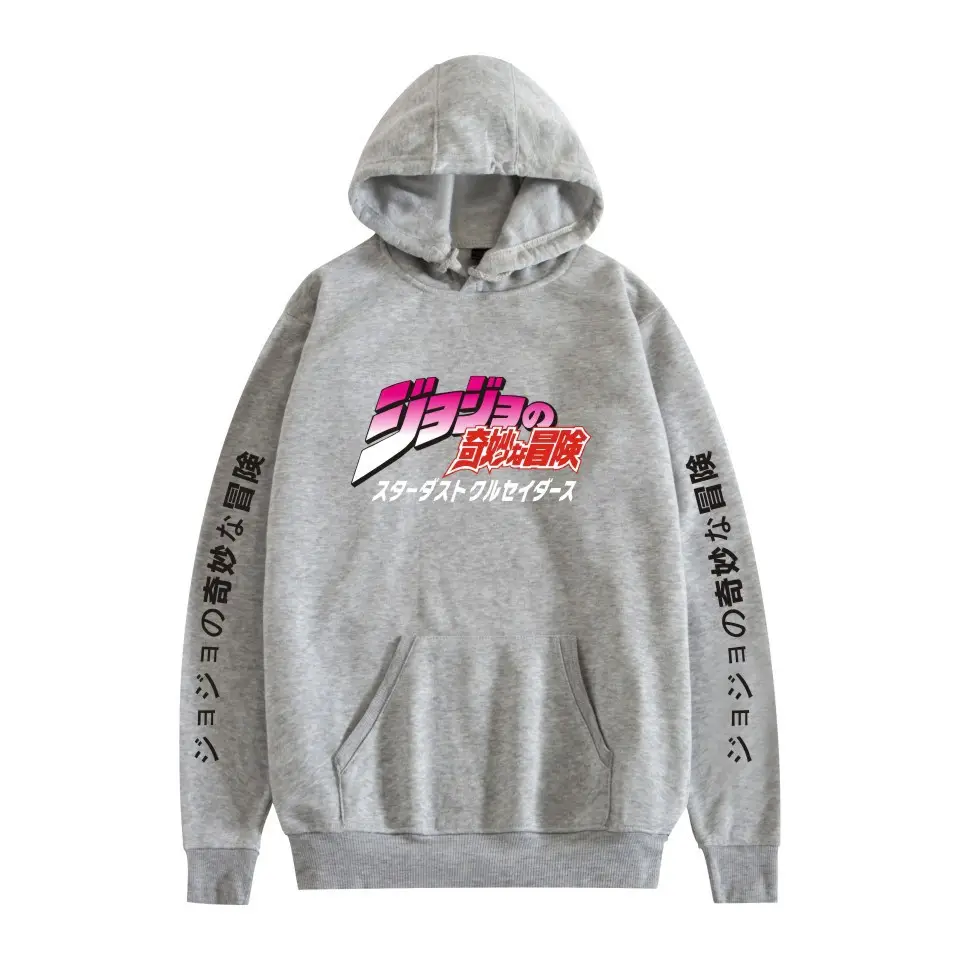 Men's Pink JOJO Hoodie with Anime Design - Image 26