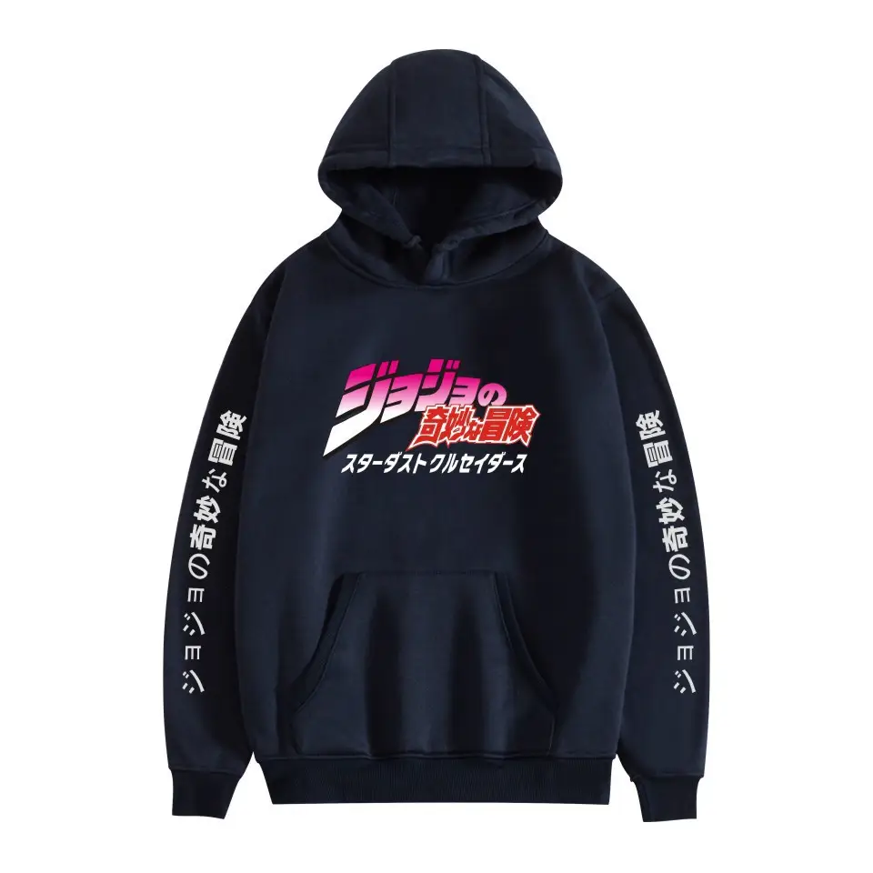 Men's Pink JOJO Hoodie with Anime Design - Image 27