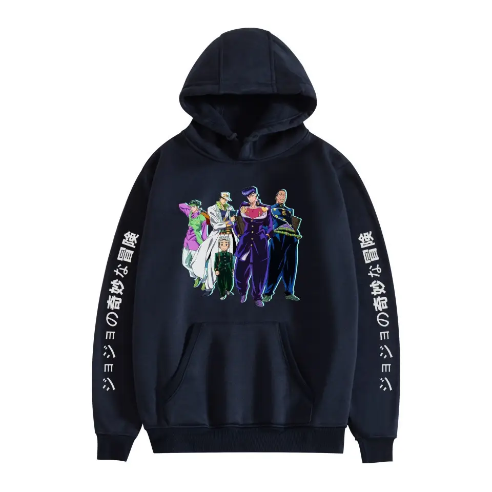 Men's Pink JOJO Hoodie with Anime Design - Image 33