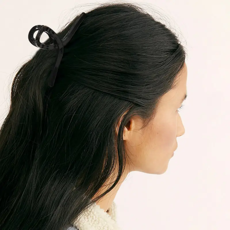 Ins Retro Cross Hair Clip Transparent Grasp Clip - Image 5