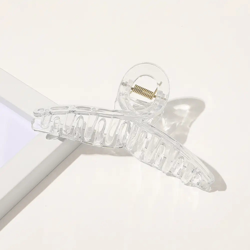 Ins Retro Cross Hair Clip Transparent Grasp Clip — feature 12