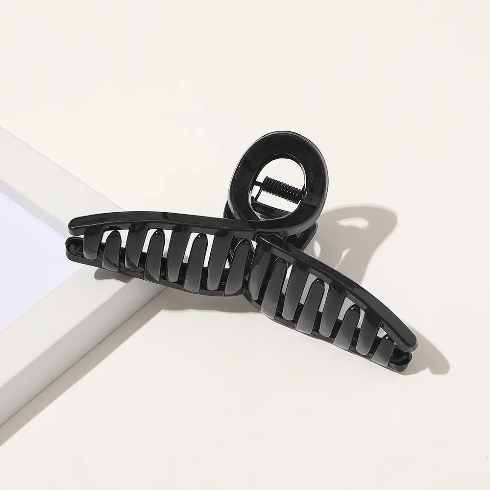 Ins Retro Cross Hair Clip Transparent Grasp Clip - Image 3