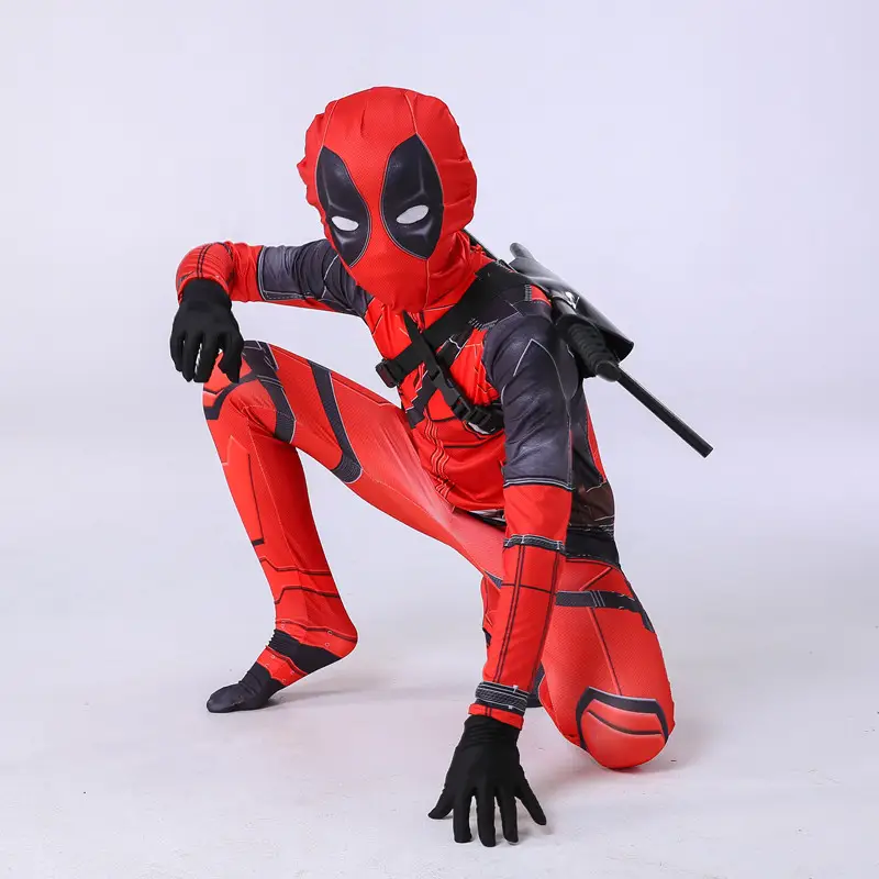 Deadpool Kids Costume with Mask Set