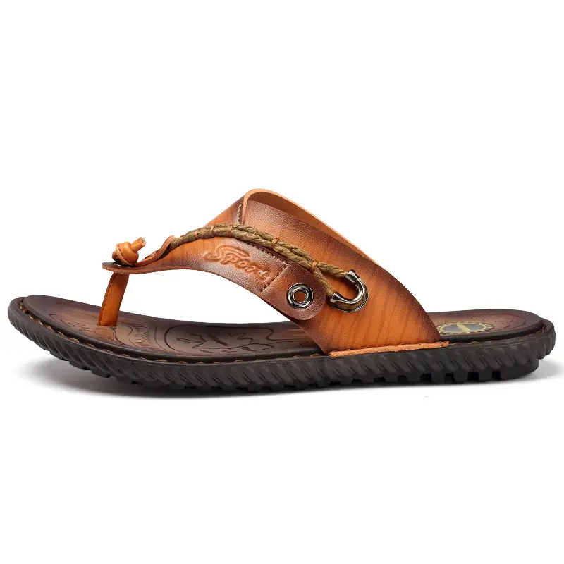 Men's 2025 Summer Flip Flops Blue Non-slip 47