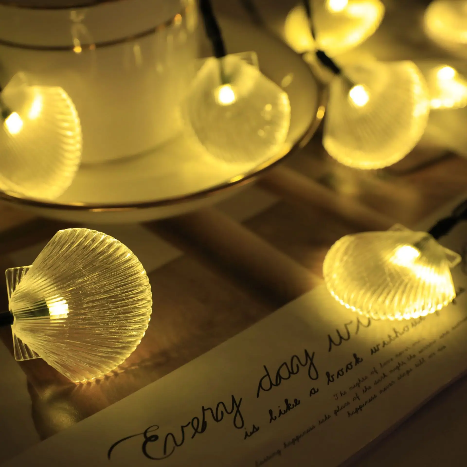 Solar Cherry Blossom LED String Light for Outdoor Camping - Image 5