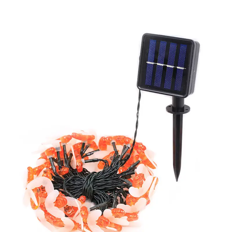 Solar Cherry Blossom LED String Light for Outdoor Camping - Image 10