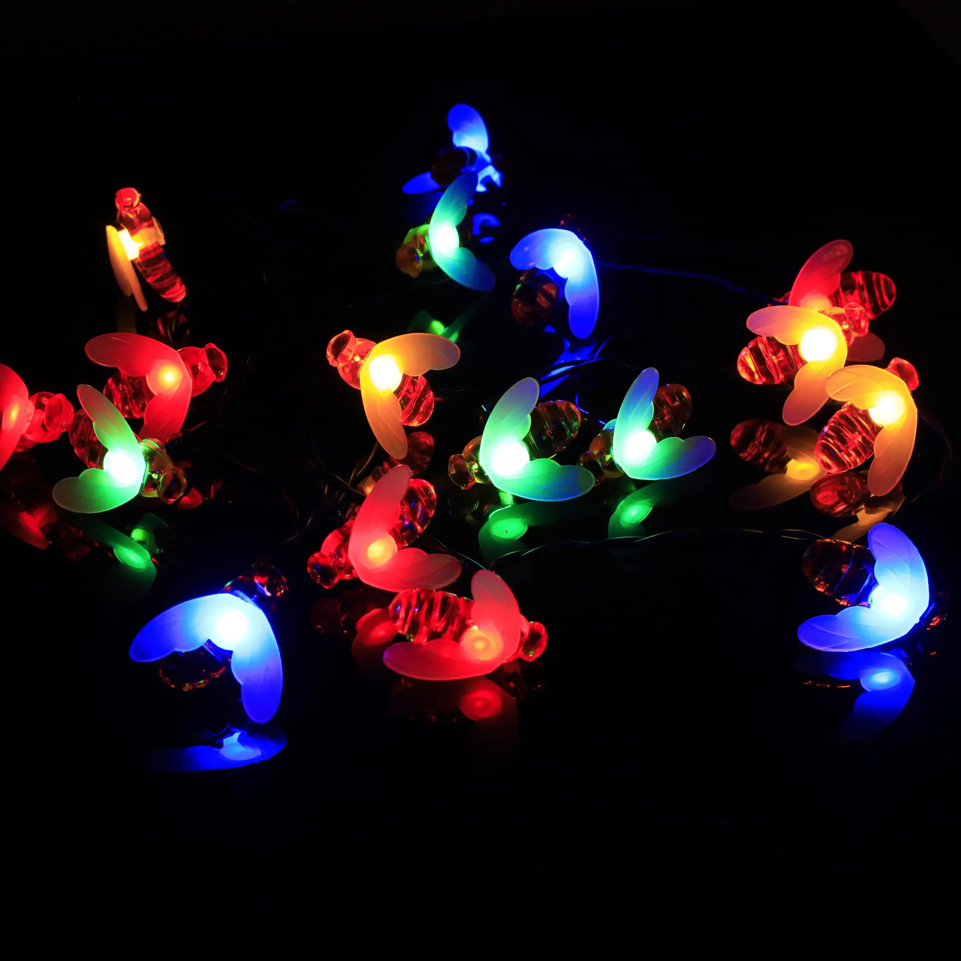 Solar Cherry Blossom LED String Light for Outdoor Camping - Image 2