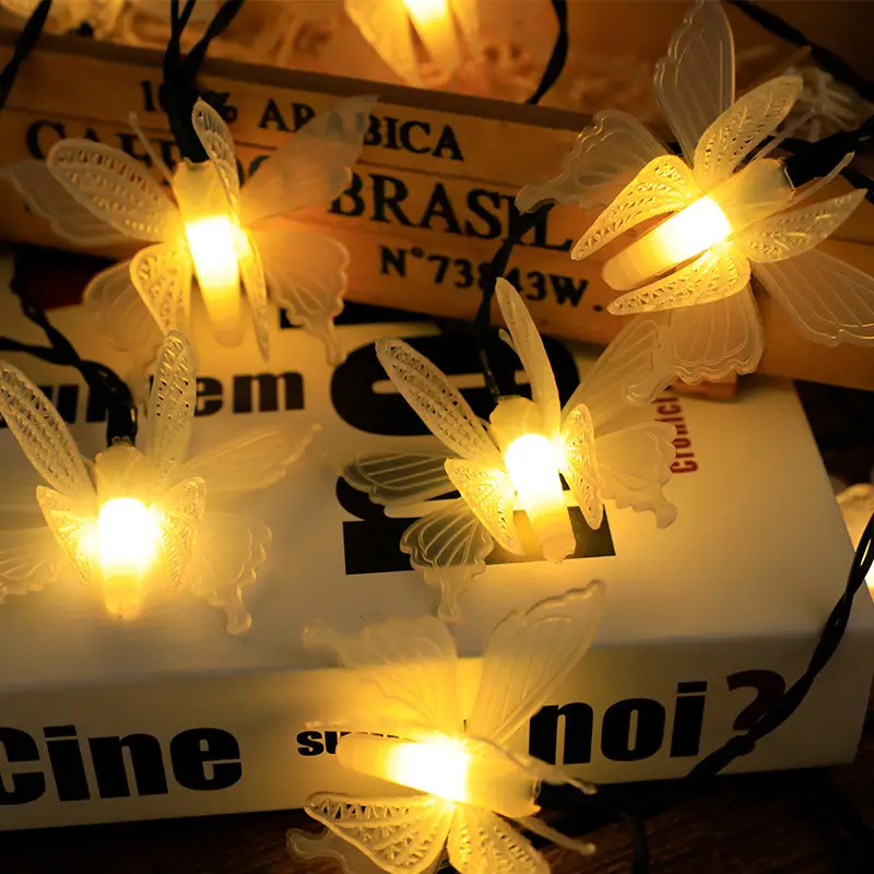 Solar Cherry Blossom LED String Light for Outdoor Camping - Image 3