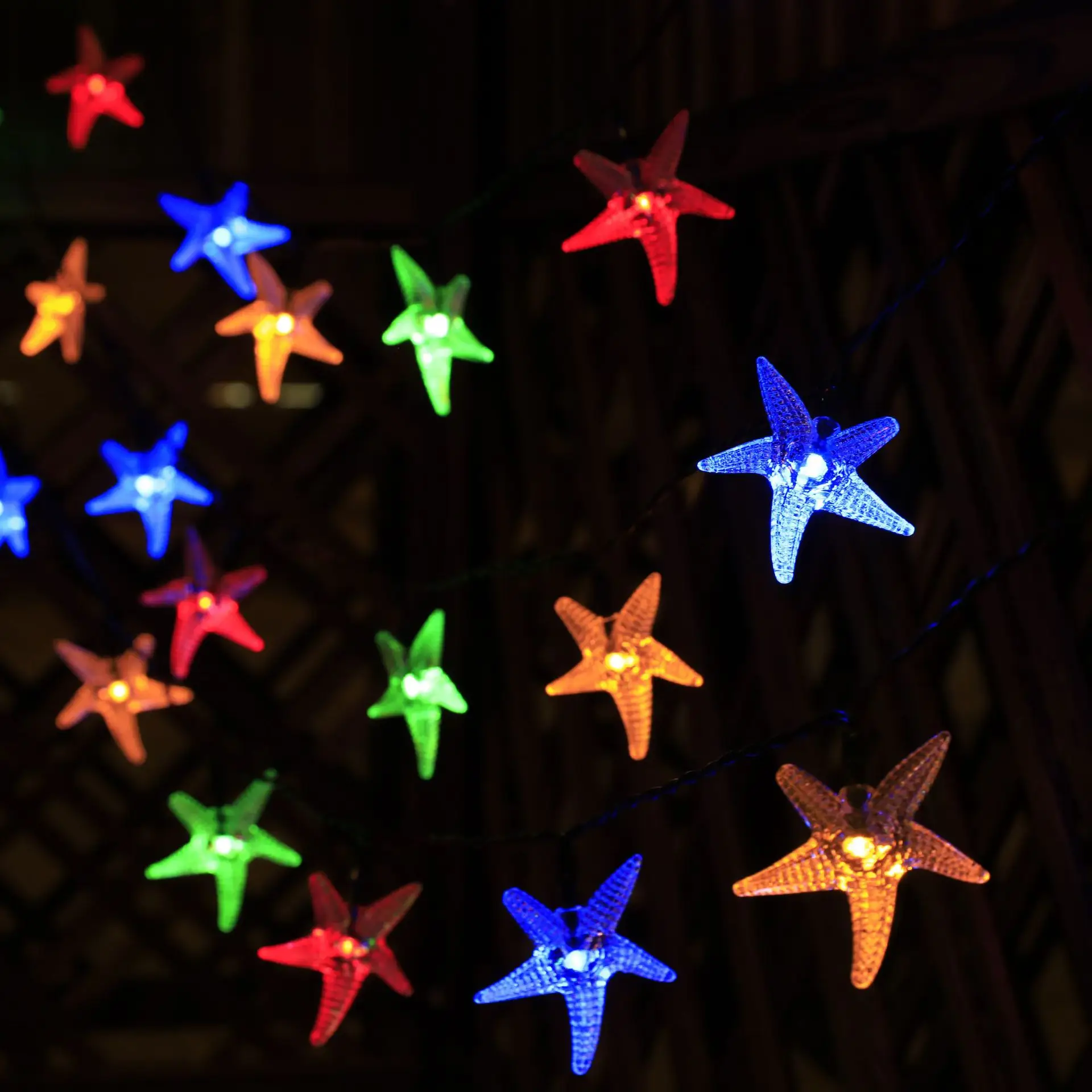 Solar Cherry Blossom LED String Light for Outdoor Camping - Image 7