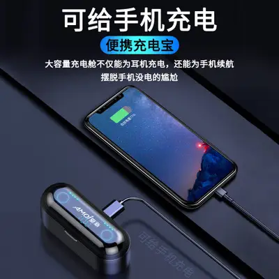 Bluetooth Headset with LED Power Display & Touch Controls - Image 4