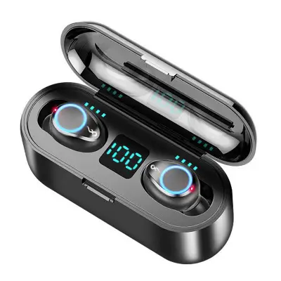 Bluetooth Headset with LED Power Display & Touch Controls - Image 2