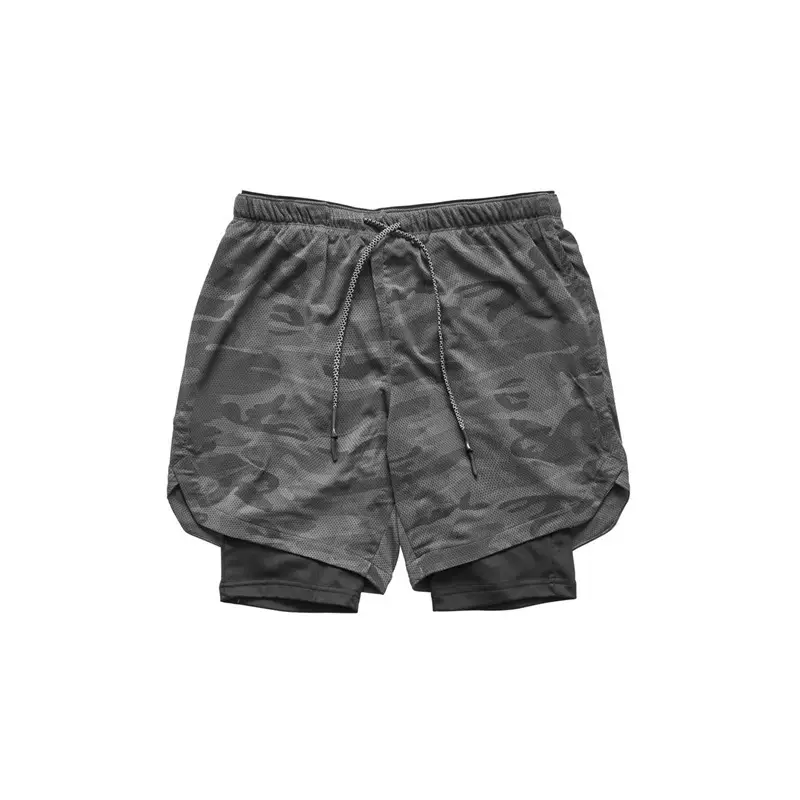 Men Camo Running Shorts with 4-Pocket Design - Image 10