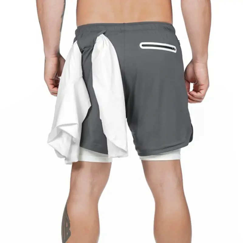 Men Camo Running Shorts with 4-Pocket Design - Image 11