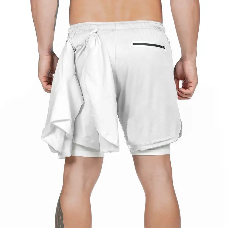 Men Camo Running Shorts with 4-Pocket Design - Image 14