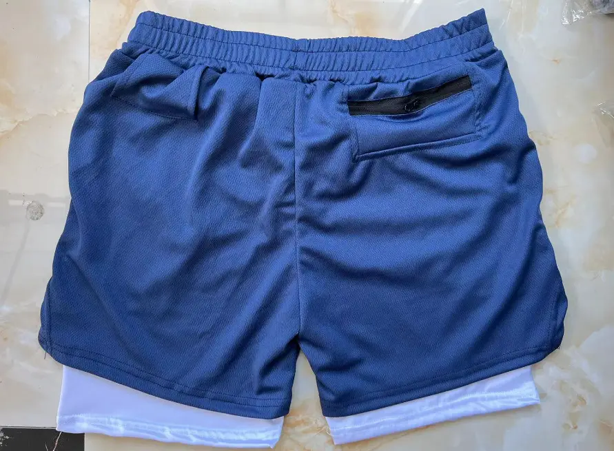 Men Camo Running Shorts with 4-Pocket Design - Image 32