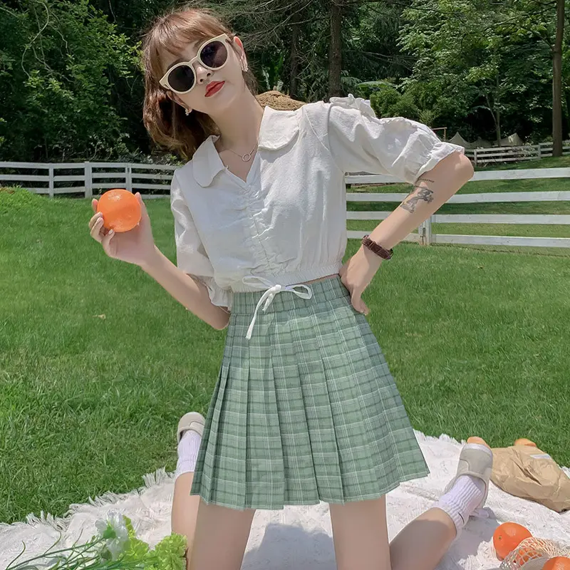 Female Pleated Skirt High Waist Autumn Winter 2026 - Image 3