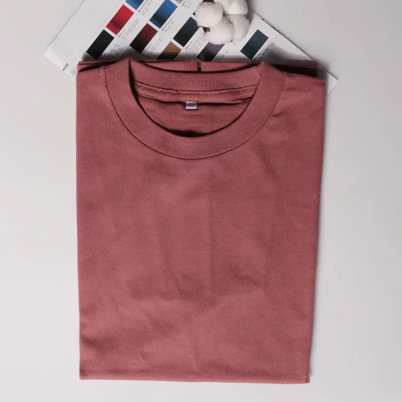 Purple 230g Thick Cotton T-Shirt for Men Women
