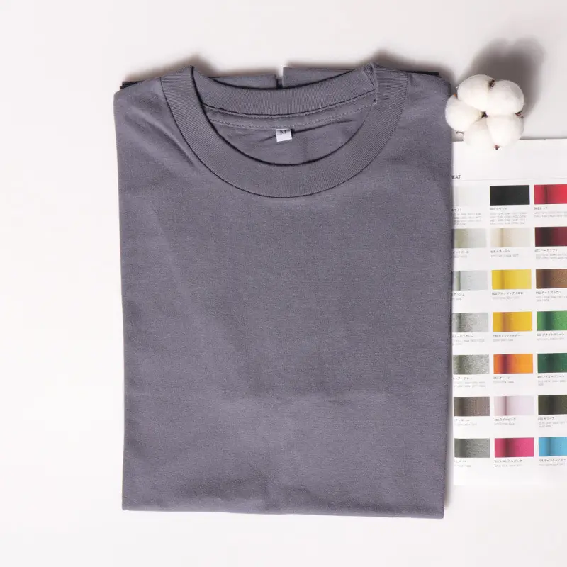 Purple 230g Thick Cotton T-Shirt for Men Women