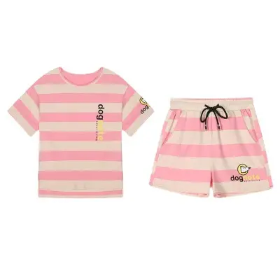 Women Striped Sports Suit 2026 Summer Loose Slim Casual - Image 8