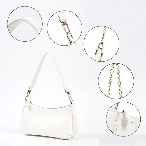 Women's Beige Chain Crossbody Bag Summer 2026 — feature 2