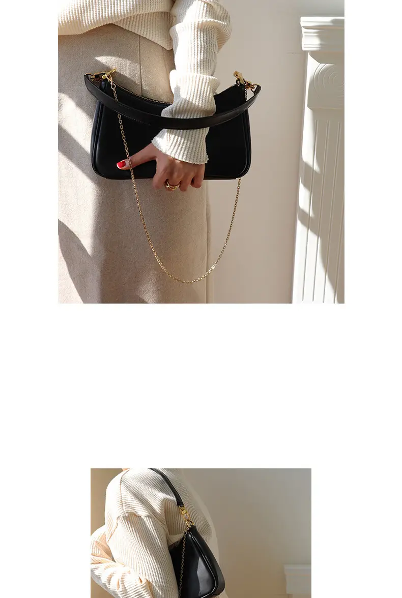 Women's Beige Chain Crossbody Bag Summer 2026 — feature 5