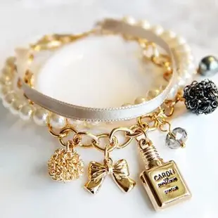 European & American Fashion Gold Sea Turtle Shell Beads Bracelet Set for Women — feature 7