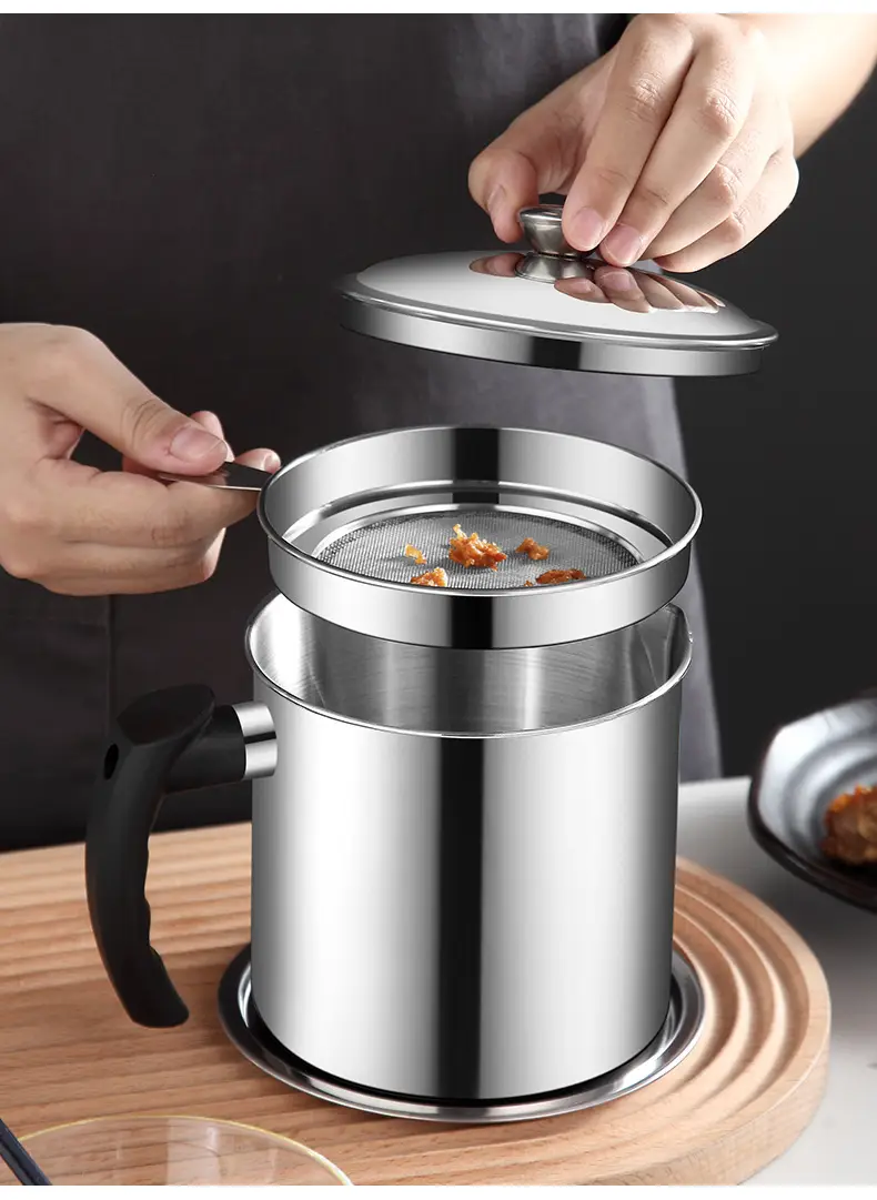 304 Stainless Steel Oil Filter Pot Large Capacity — feature 16