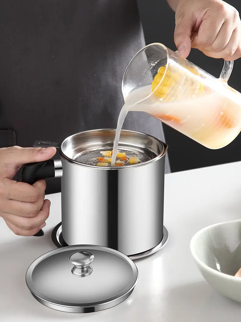 304 Stainless Steel Oil Filter Pot Large Capacity — feature 17