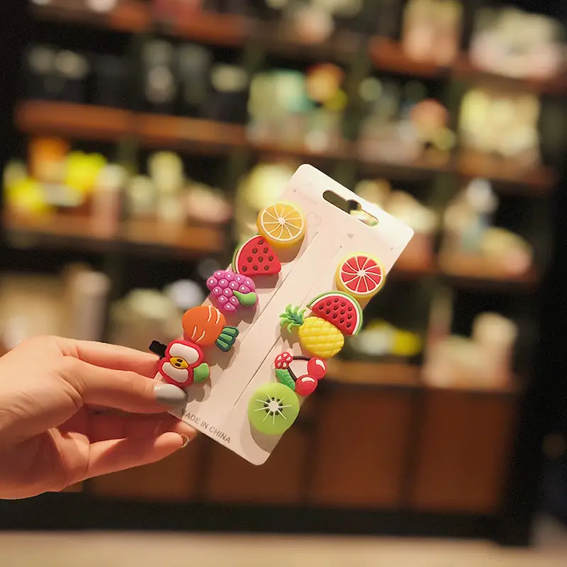 Fruit Design Baby Hair Clip No Harm for Girls