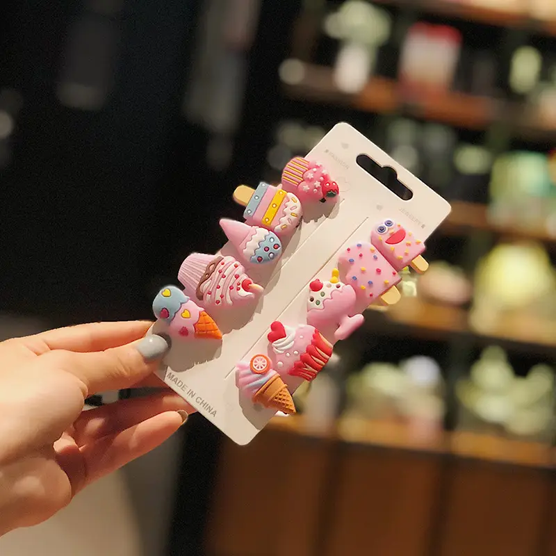 Fruit Design Baby Hair Clip No Harm for Girls