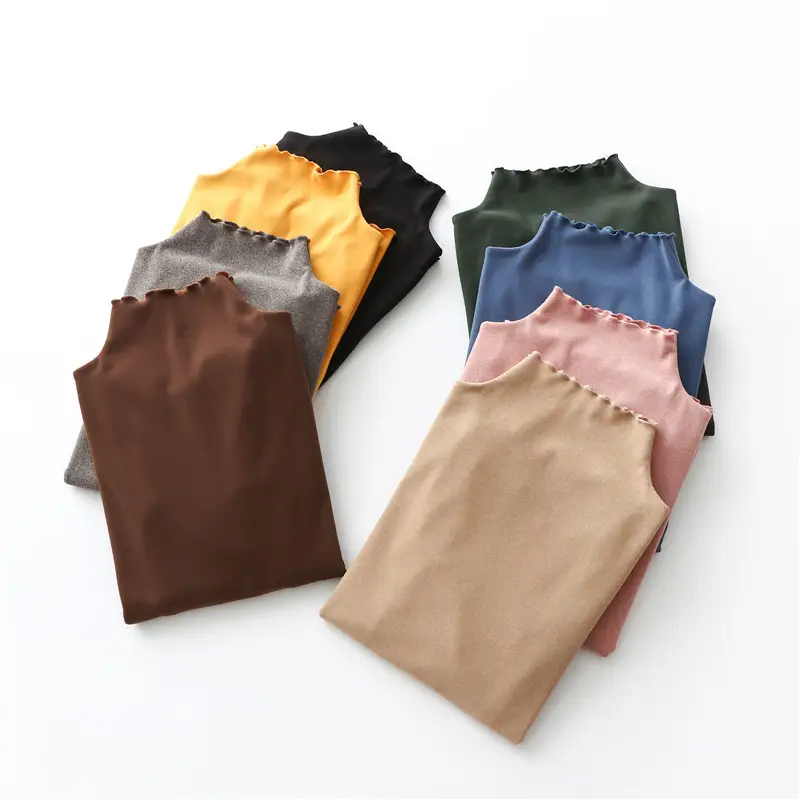 Women Velvet Long Sleeve T-Shirt Gray Plus Size - Image 12
