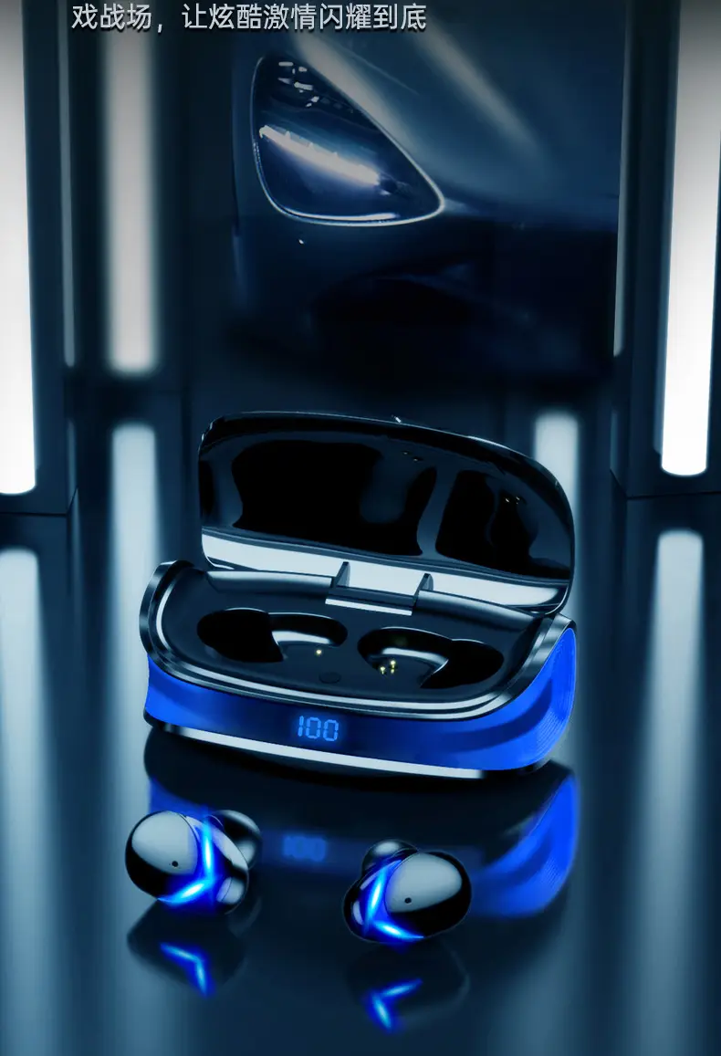 Bluetooth Headset with Chicken Eating Game & 5.3 Display — feature 14