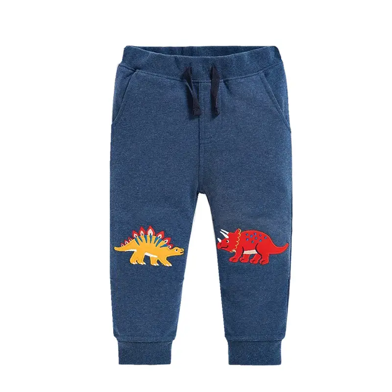 Blue Dinosaur Graphic Boys Sweatpants Set