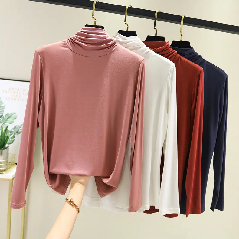 Black Long Sleeve T-Shirt Women Korean Style Large - Image 10