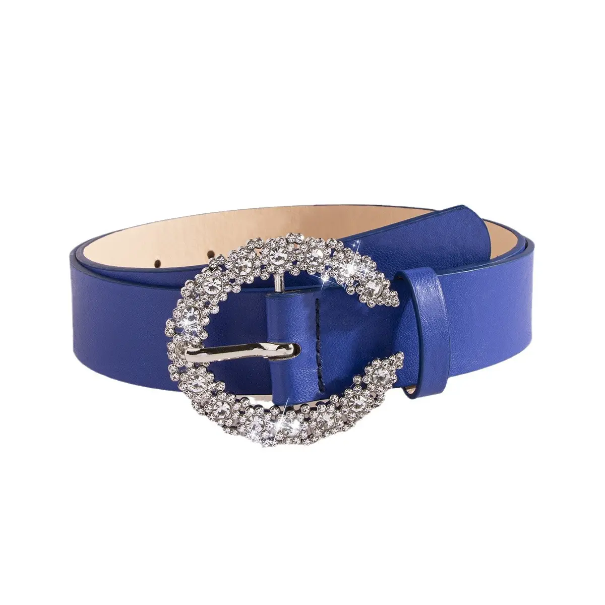 New C Diamond Belt for Women Black Brown