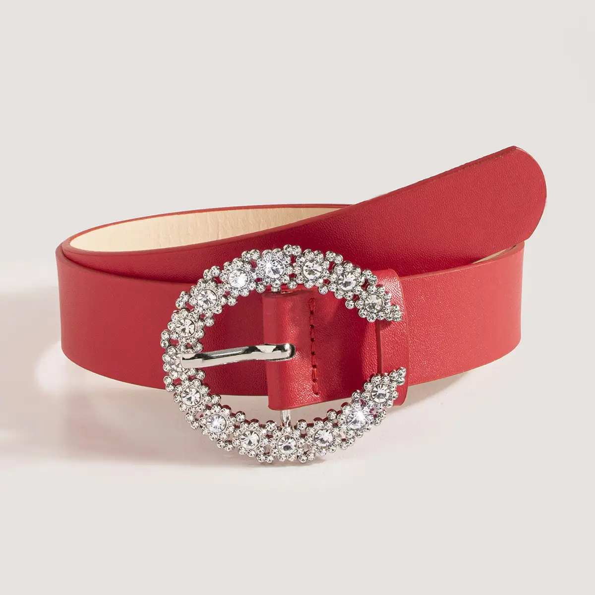 New C Diamond Belt for Women Black Brown