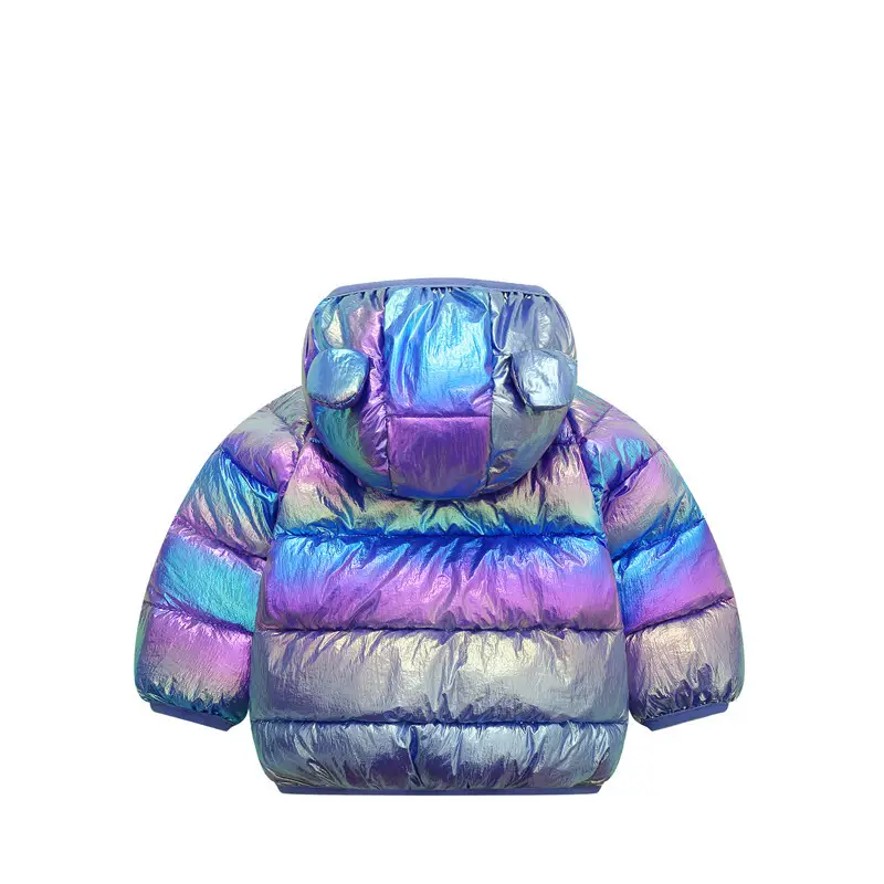 2025 Cartoon Kids Hooded Puffer Jacket Pink — feature 17
