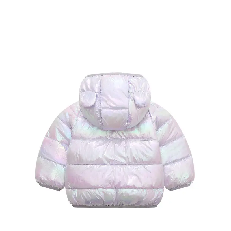 2025 Cartoon Kids Hooded Puffer Jacket Pink — feature 25