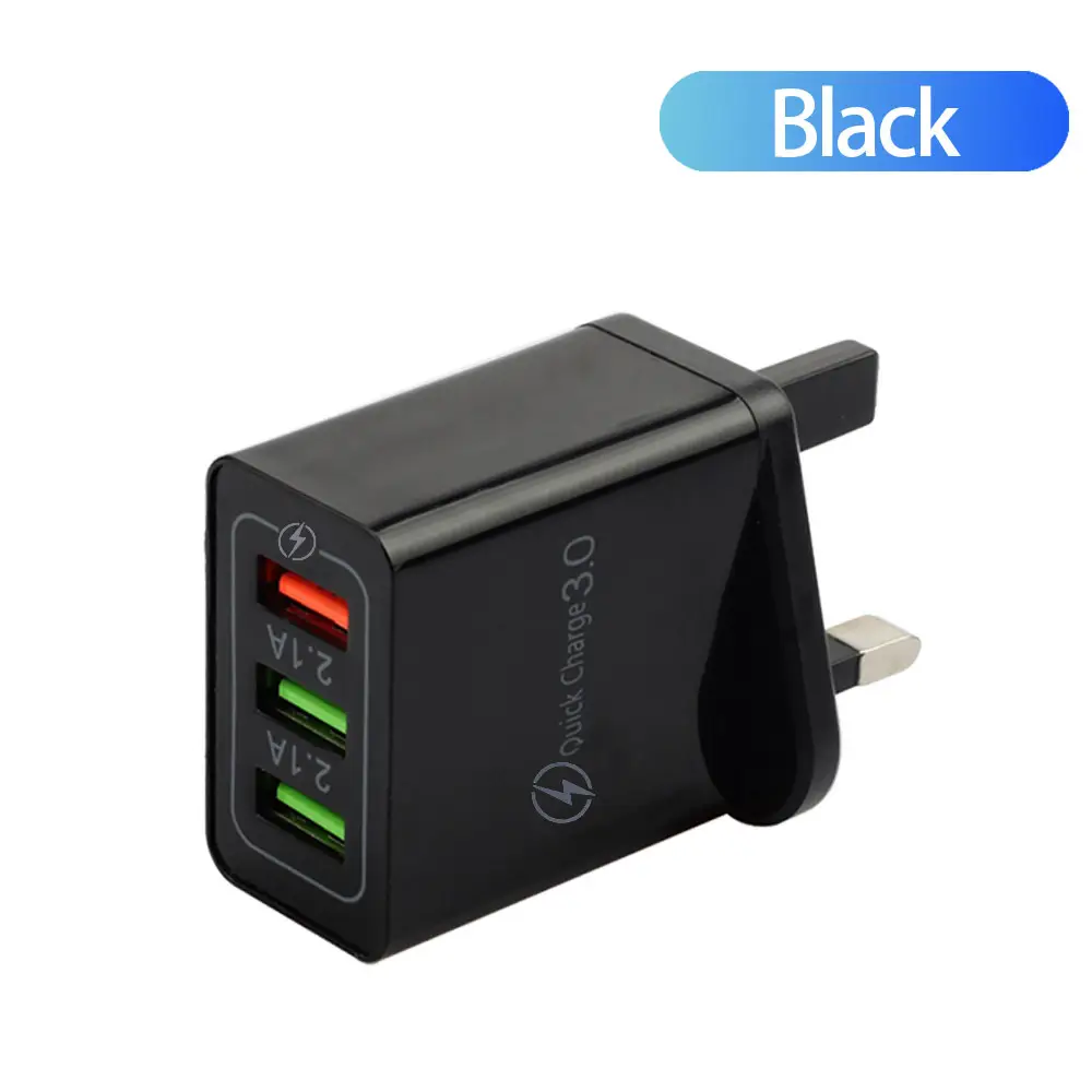 3 USB British Standard Fast Charge Charger QC 3.0 - Image 5